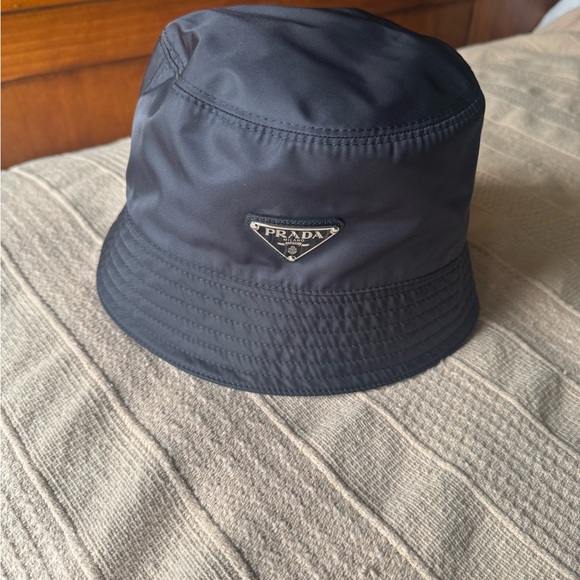 Prada Re-Nylon Black Bucket Hat - Picture 1 of 6